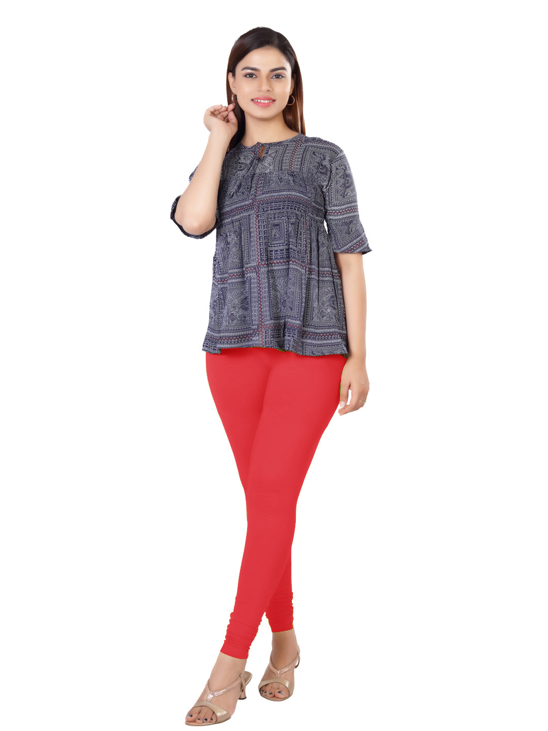 Churidar Leggings-Magenta