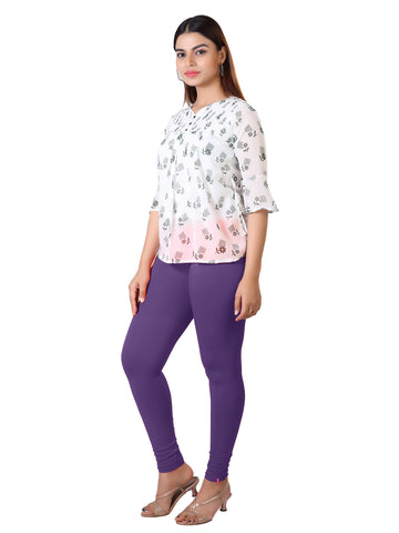 Naatiya Churidar Leggings - Orchid