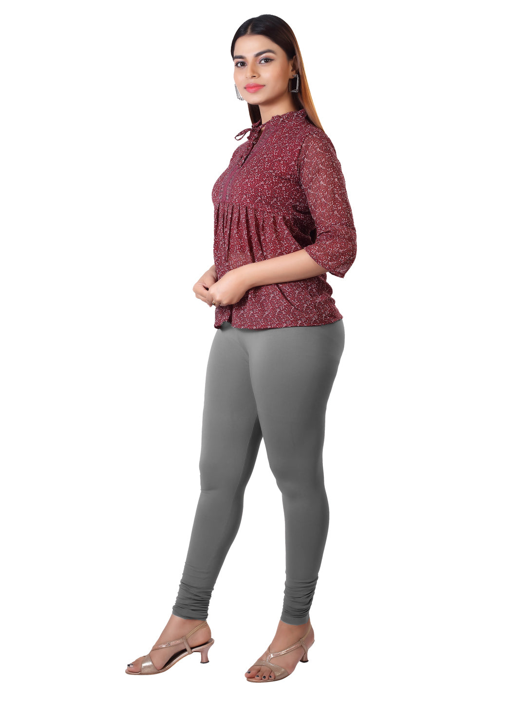 Naatiya Churidar Leggings - New Grey