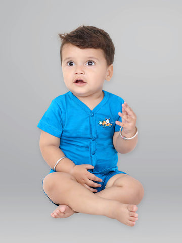 Infant Boys Front Open Half Sleeve Set (C6114)- Pack of 10