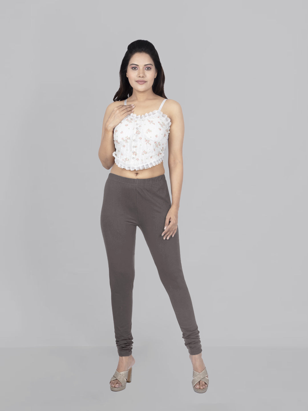 Naatiya Churidar Leggings - E Grey