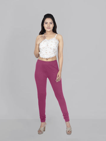 Naatiya Churidar Leggings - Onion