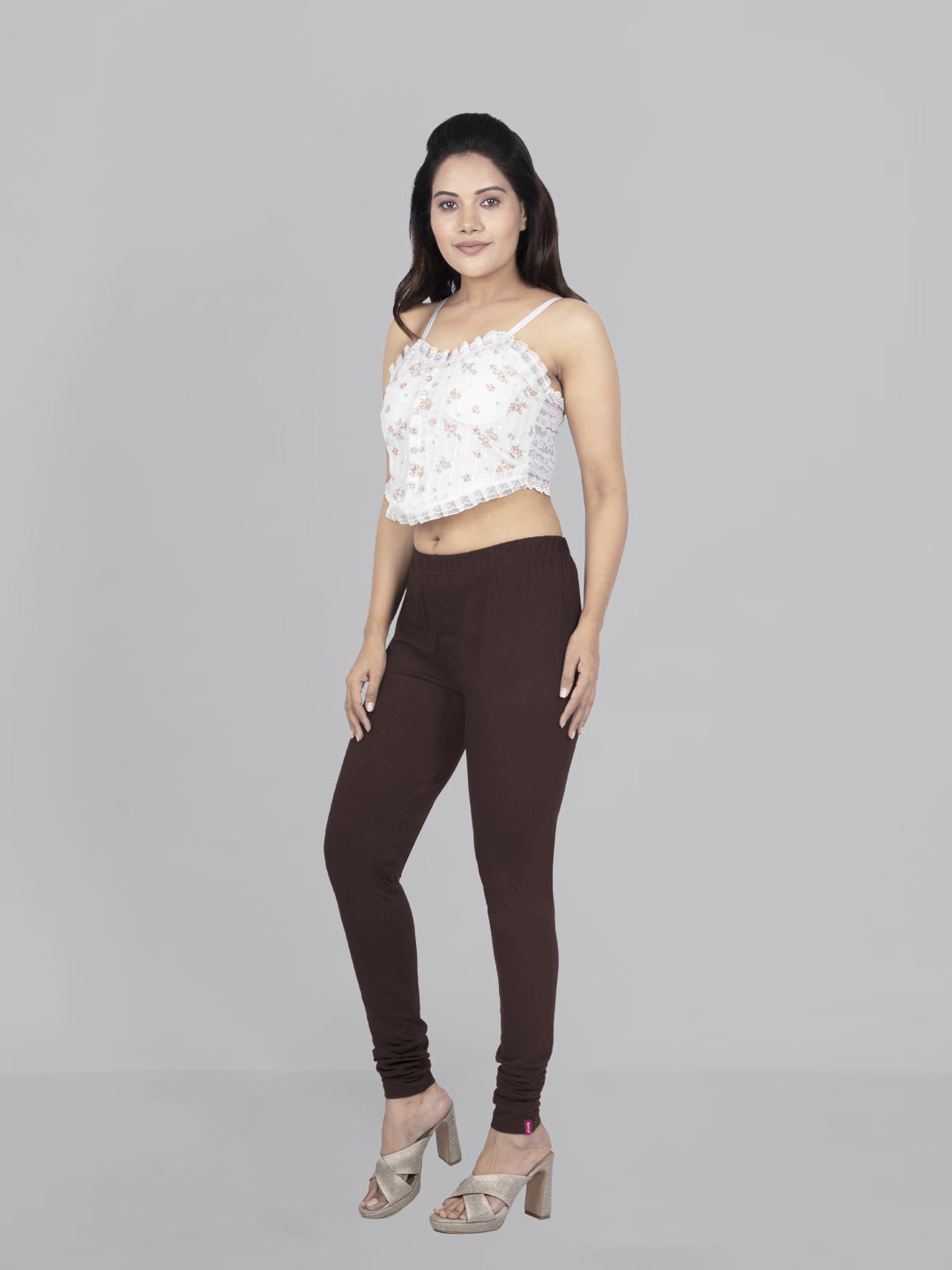 Naatiya Churidar Leggings - Coffee Brown