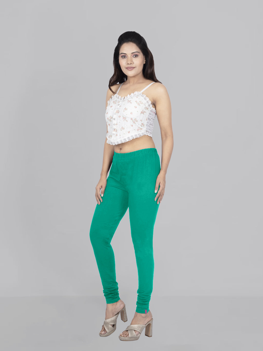 Naatiya Churidar Leggings - Emerald