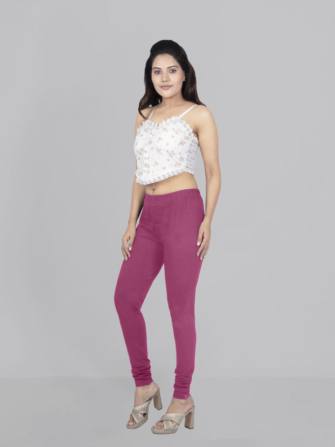 Naatiya Churidar Leggings - Onion