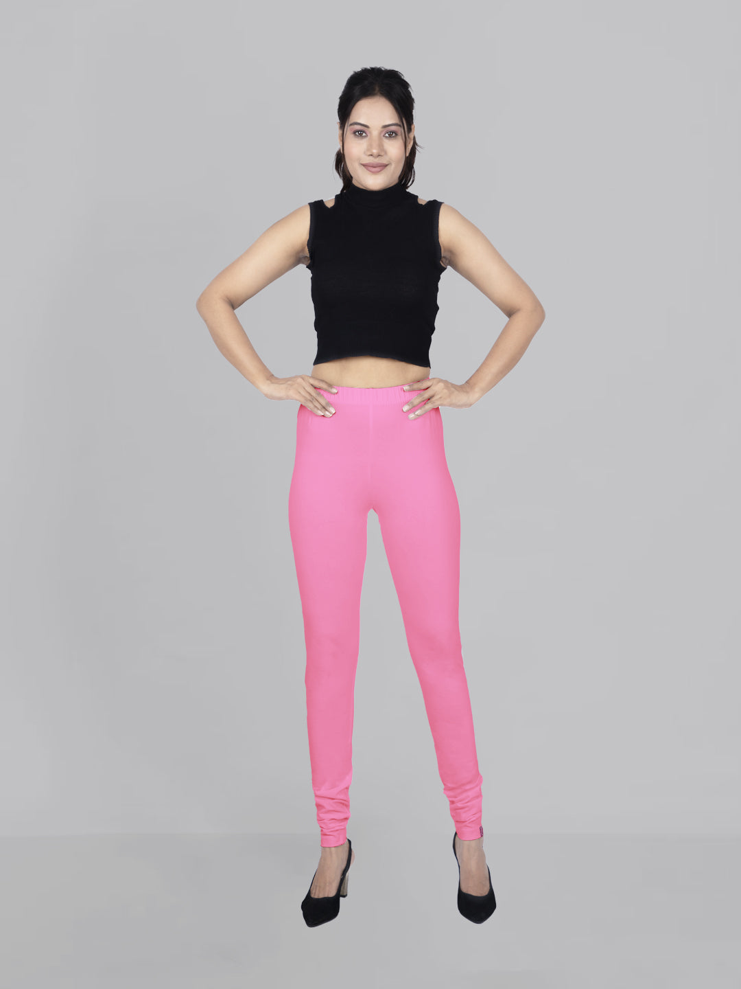 Naatiya Churidar Leggings - Rose