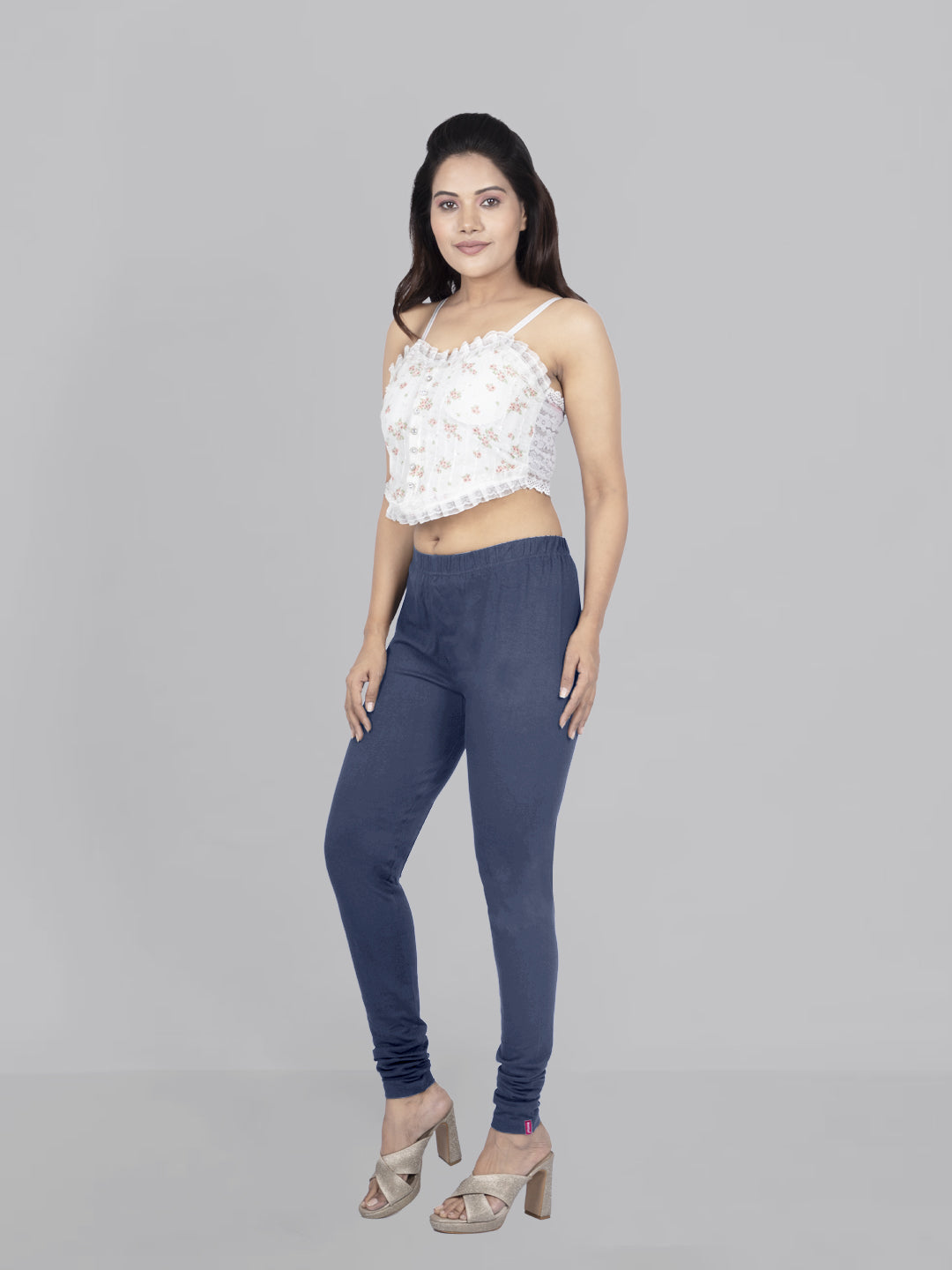 Naatiya Churidar Leggings - True Blue